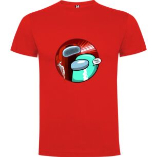 Ketchup Speech Bubble Splatter Tshirt