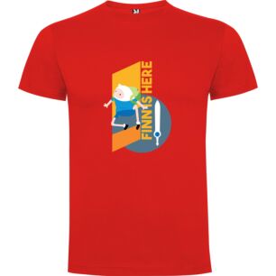 Knife-Wielding Cartoon Hero Tshirt