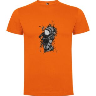 Lonely Astronaut Illustration Tshirt