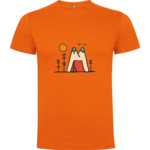 Majestic Mountain Camping Tshirt