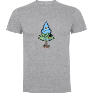 Majestic Pine Tree Scene Tshirt