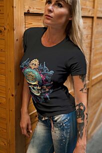 Mechanical Skull Artwork Tshirt