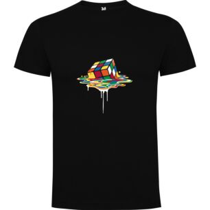 Melted Rubik's Pixel Art Tshirt