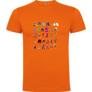 Merged Comics Action Figures Tshirt