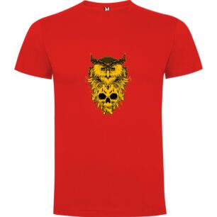 Metal Owl Skull Tshirt