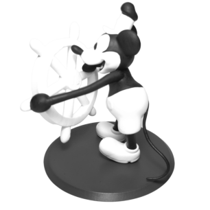 Φιγούρα MICHEY MOUSE STEAMBOAT WILLIE 1928 3D εκτυπωμένη