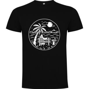 Midnight Palm Bench Tshirt