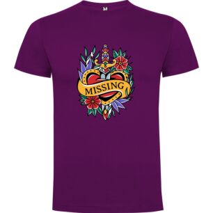 Missing Heart Tattoo Flash Tshirt