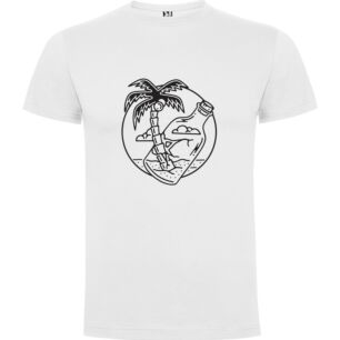 Mono Palm Bottle Art Tshirt