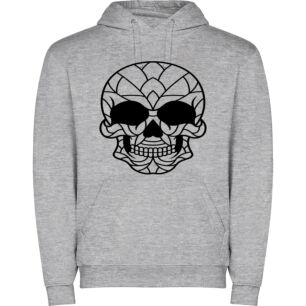 Monochromatic Aztec Skull Φούτερ με κουκούλα