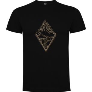 Monochromatic Mountain Majesty Tshirt