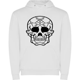 Monochromatic Mystic Skull Φούτερ με κουκούλα