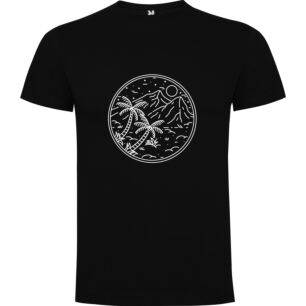 Monochromatic Palm Tattoo Tshirt