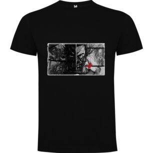 Monochromatic Samurai Horror Tshirt