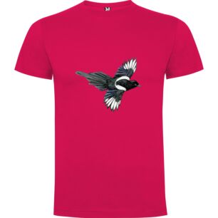 Monochrome Avian Artistry Tshirt