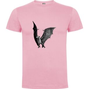 Monochrome Bat Engravings Tshirt