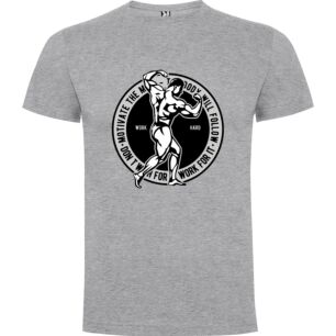 Monochrome Muscle Motivation Tshirt