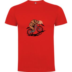 Mountain Bear on Wheels Tshirt