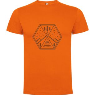 Mountain Moon Symmetry Tshirt