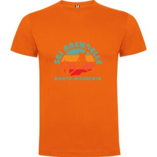 Mountain Skier Art Tshirt