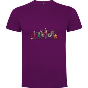 Musical Cartoon Band Tshirt