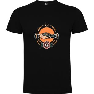 Mystic Serpent Crescent Tshirt