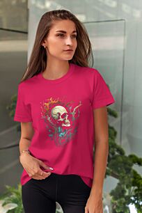 Mystical Skull in Nature Tshirt