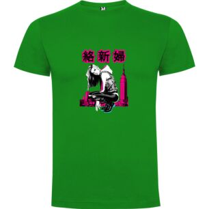 Neo-Tokyo Geisha Skater Tshirt