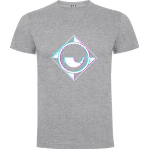 Neon Glitch Circles Tshirt