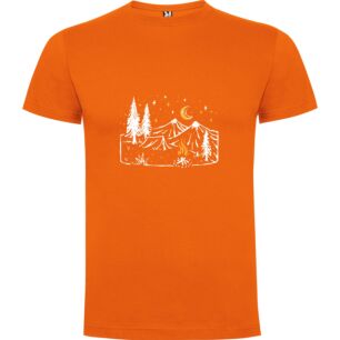 Night Mountain Campfire Tshirt