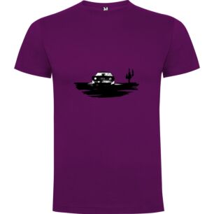 Noir Auto Desert Landscape Tshirt