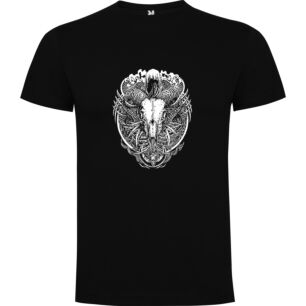 Occult Ram Drawing Tshirt