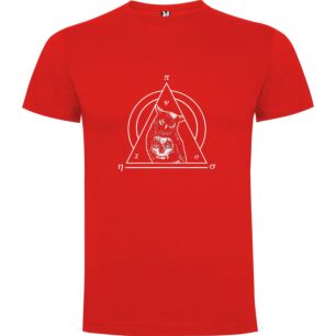 Owl Skull Triangle Tshirt