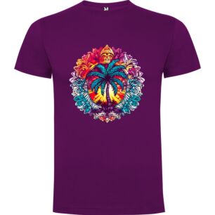 Palm Psychedelia Illustration Tshirt