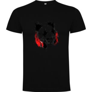 Panda Noir: Monochromatic Elegance Tshirt