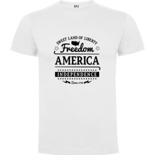 Patriotic Liberty Sign Tshirt