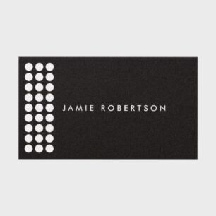 Perforated Gold Photographer's Business Card