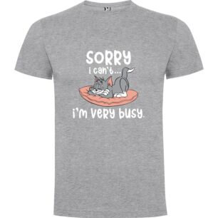 Pillow-Sorry, Busy-Kitty Life Tshirt