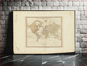 Πίνακας, A chart of the world upon Mercator's projection : describing the tracks of Capt. Cook in the year 1768, 69, 70, 71, and in 1772, 73, 74, 75, with the new discoveries