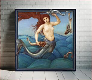 Πίνακας, A Sea-Nymph (1881) by Sir Edward Burne–Jones