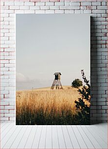 Πίνακας, Abandoned Watchtower in a Field Εγκαταλελειμμένη Σκοπιά σε χωράφι