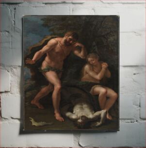 Πίνακας, Adam and Eve mourning over Abel's body by Luca Giordano