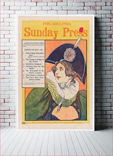 Πίνακας, Advertisement for Philadelphia Sunday Press: June 2, 1895