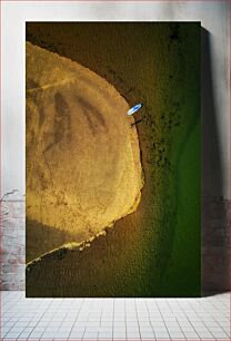 Πίνακας, Aerial View of Beach and Ocean Αεροφωτογραφία της παραλίας και του ωκεανού