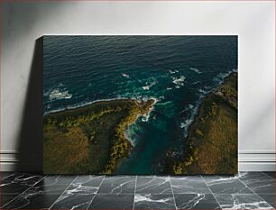 Πίνακας, Aerial View of Coastline Αεροφωτογραφία της ακτογραμμής