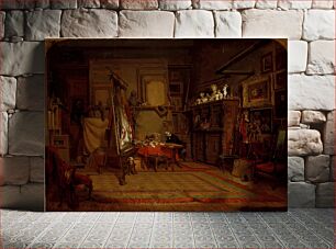 Πίνακας, An Artist's Studio by John Ferguson Weir