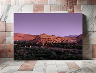 Πίνακας, Ancient Desert Settlement at Dusk Αρχαίος οικισμός της ερήμου στο σούρουπο