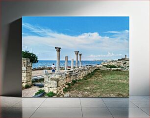 Πίνακας, Ancient Ruins by the Sea Αρχαία ερείπια δίπλα στη θάλασσα