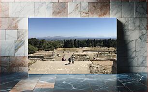 Πίνακας, Ancient Ruins with Scenic Landscape Αρχαία ερείπια με γραφικό τοπίο