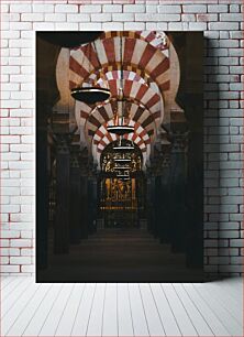 Πίνακας, Architectural Hallway with Arches Αρχιτεκτονικός διάδρομος με καμάρες